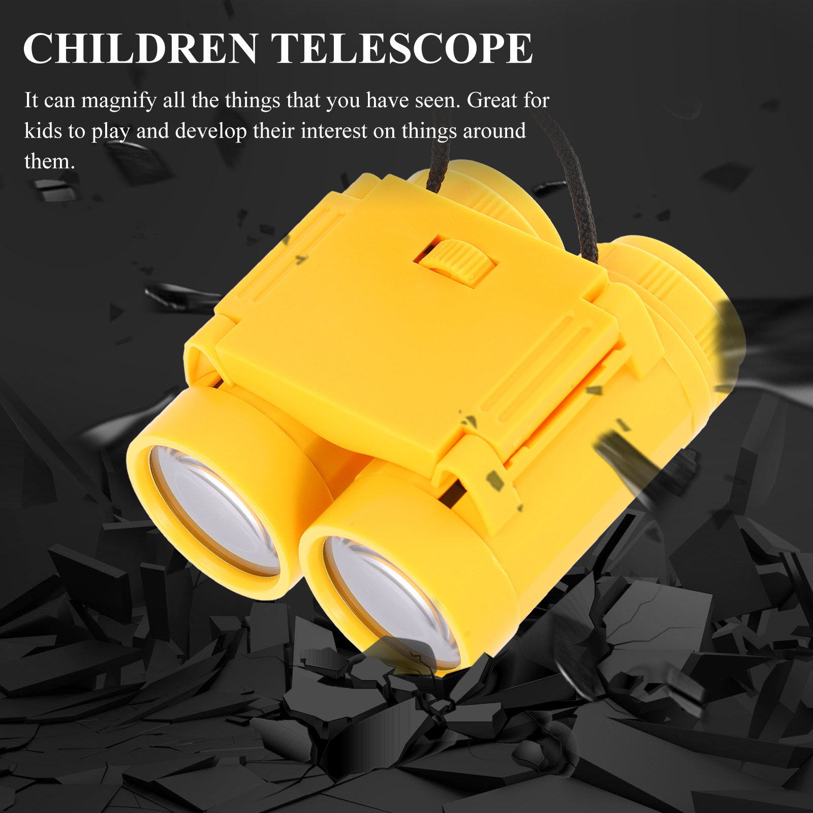 Kids Toys Yellow - Yellow Kids Binoculars for Outdoor Exploration