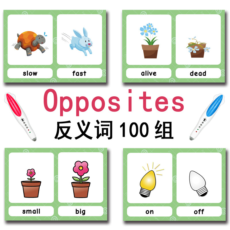 The 100 Groups Opposites Flash - Card Game Kids review and price