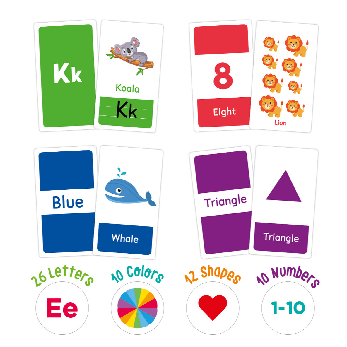 58 Pcs ABC Alphabet Flashcards - Card Game Kids review and price