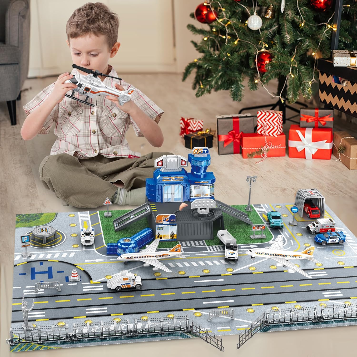 Children's Airport Scene Toy S - Kids Toys Xmas review and price