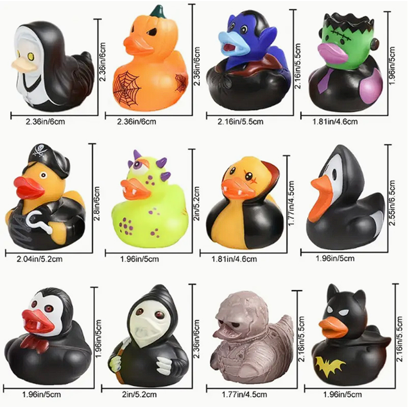 6/12/24pcs Halloween Rubber Du - Rubber Duck Bath review and price