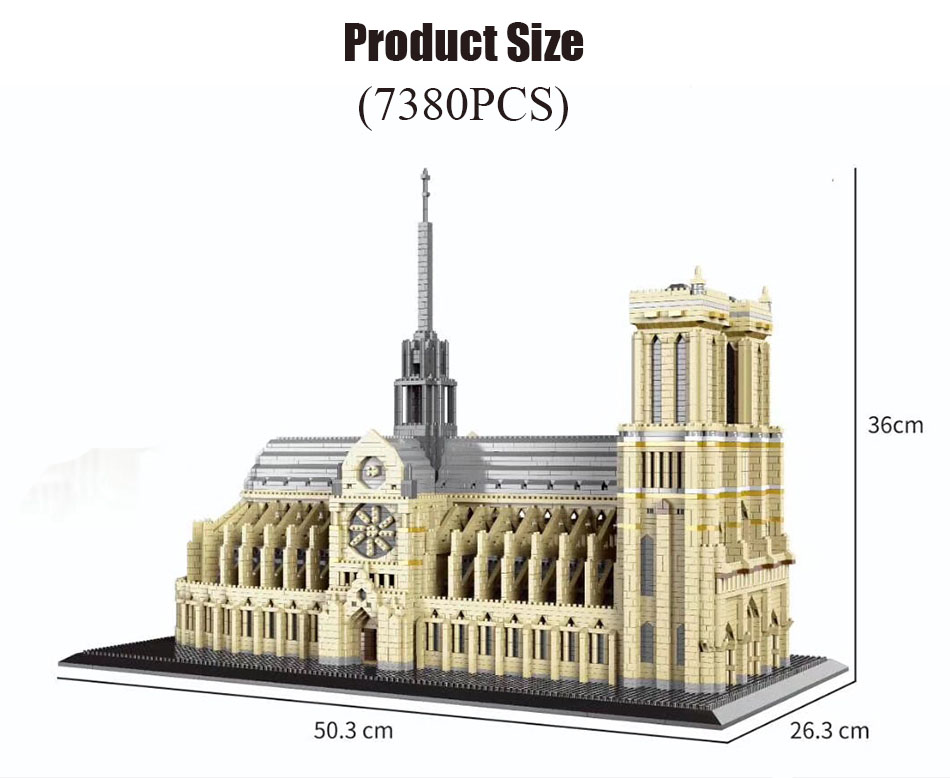 7380pcs+World Architecture Min - Kids Toys Paris review and price