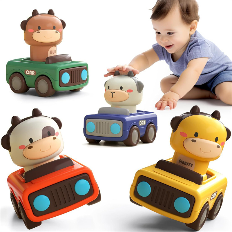 Animal Push and Go Car Toy, Du - Kids Toys 2 Year Old review and price