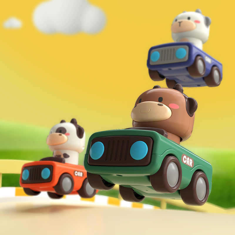 Animal Push and Go Car Toy, Du - Kids Toys 2 Year Old review and price