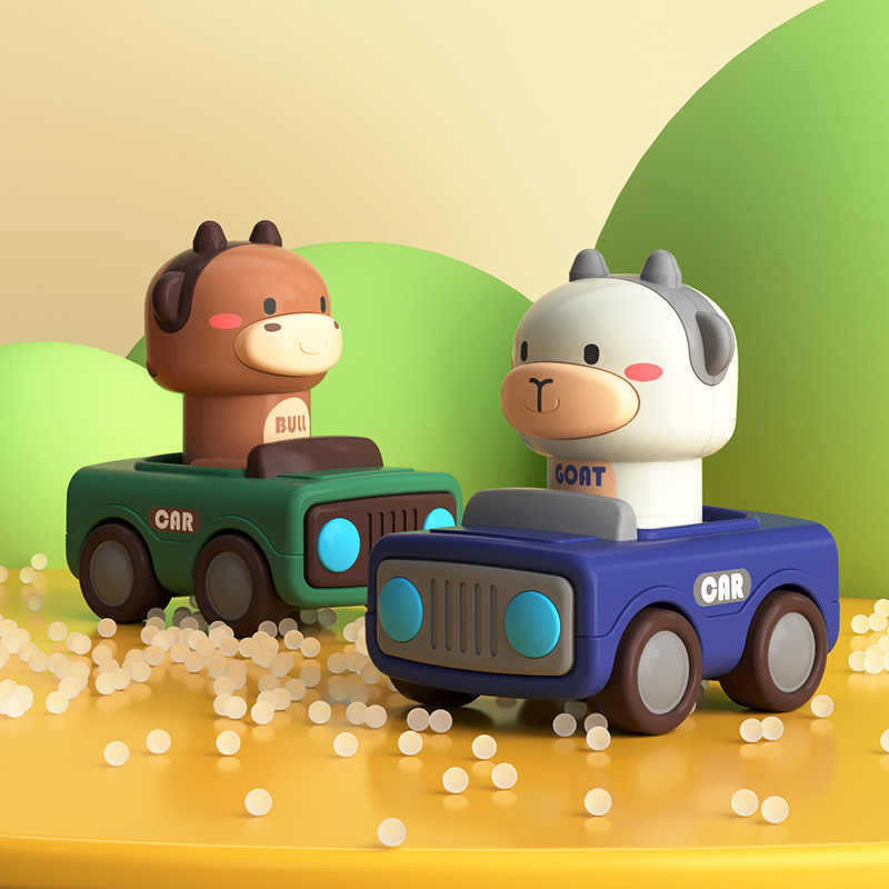 Animal Push and Go Car Toy, Du - Kids Toys 2 Year Old review and price
