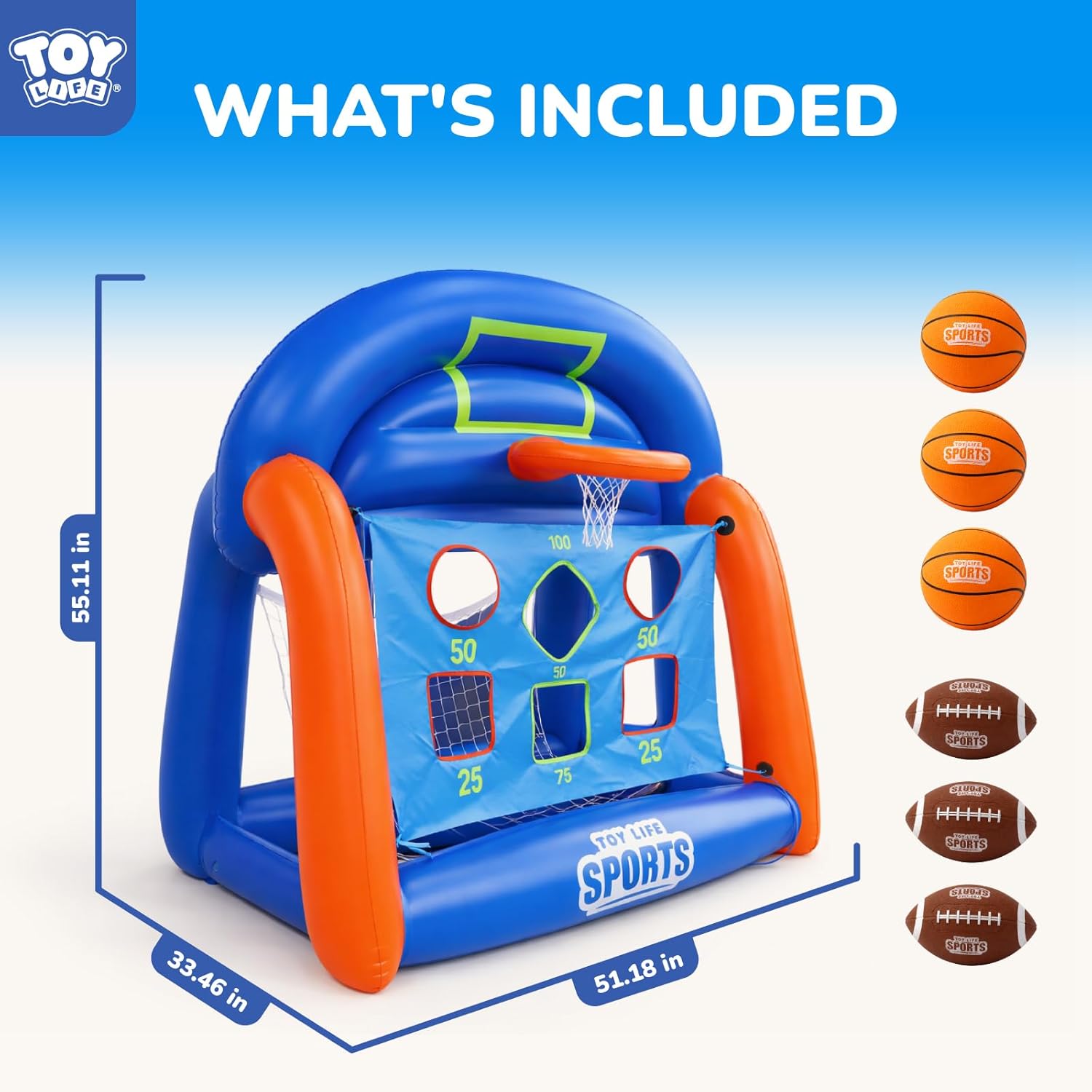 Multi-Sport Pool Games Inflata - Kids Toys Play review and price