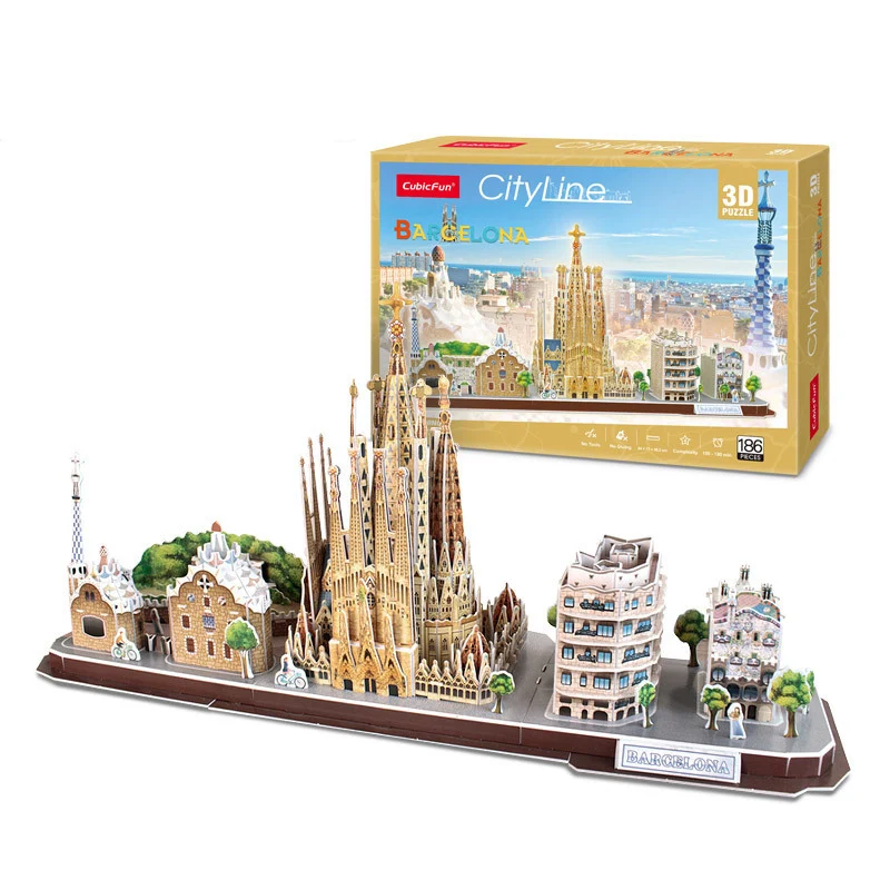 3D Puzzle Game DIY Toy Paper M - Kids Toys Paris review and price
