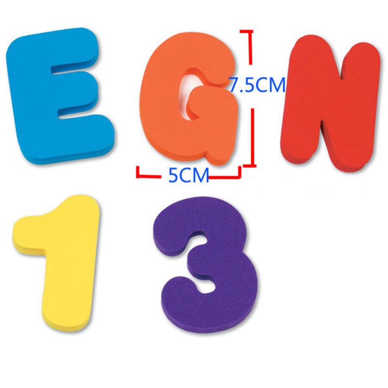 36PCS/set Baby Kids Children E - Bath Letter Number Foam review and price