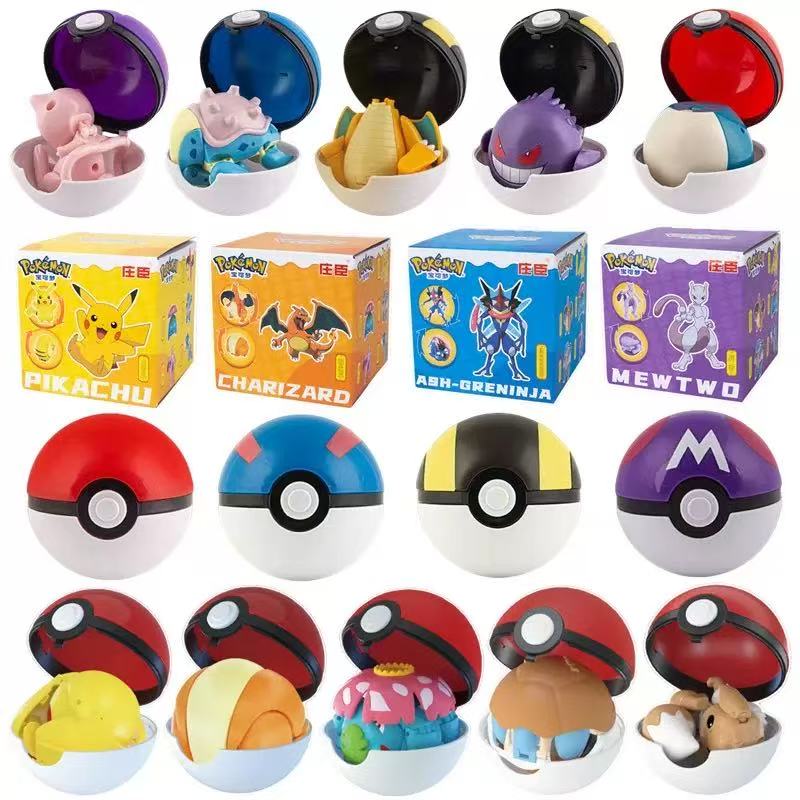 Anime Pokemon Pokeball Set wit - Kids Toys Under 100 review and price