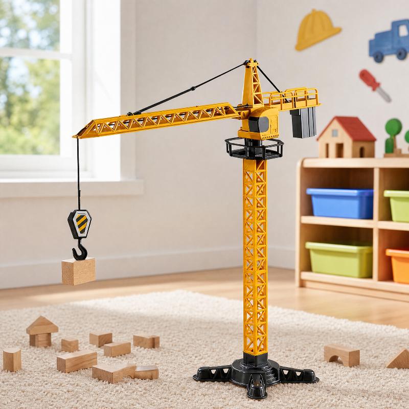 Tower Crane Toy Simulated Cons - Kids Toys Play review and price
