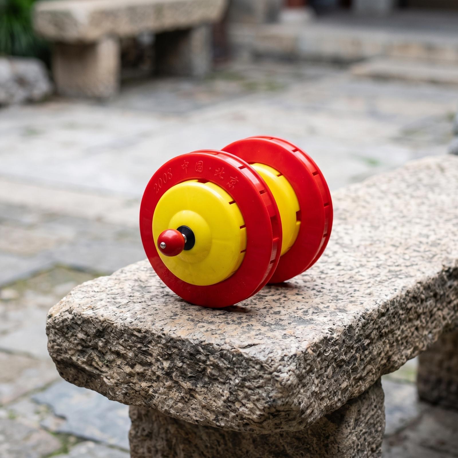 Red Yellow Hoop Diabolo Toy 5  - Kids Toys Yellow review and price