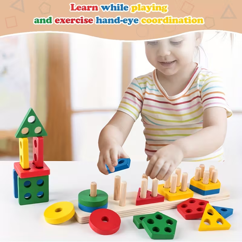 Montessori Wooden Games Baby T - Kids Toys 2 Year Old review and price