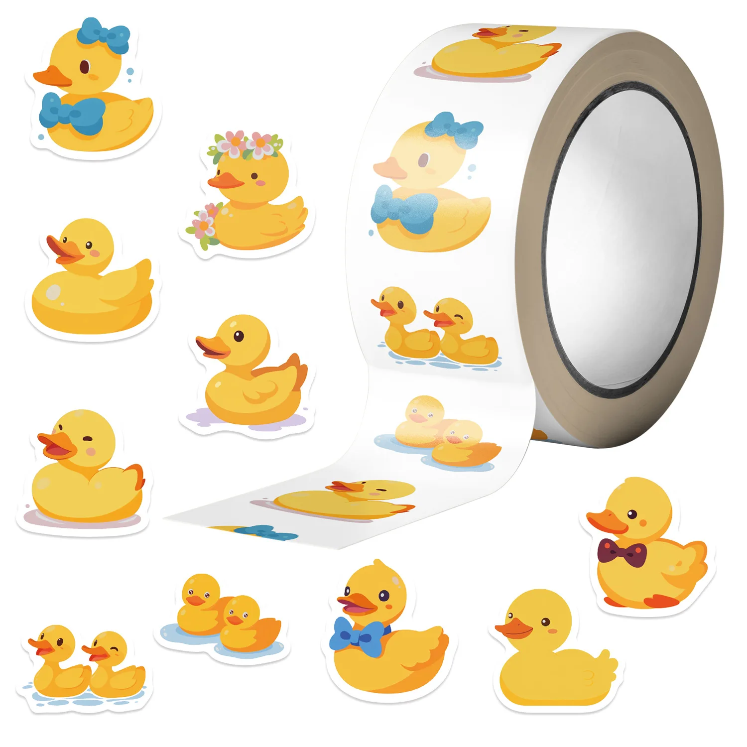 500pcs/Roll Cartoon Yellow Duc - Kids Toys Yellow review and price