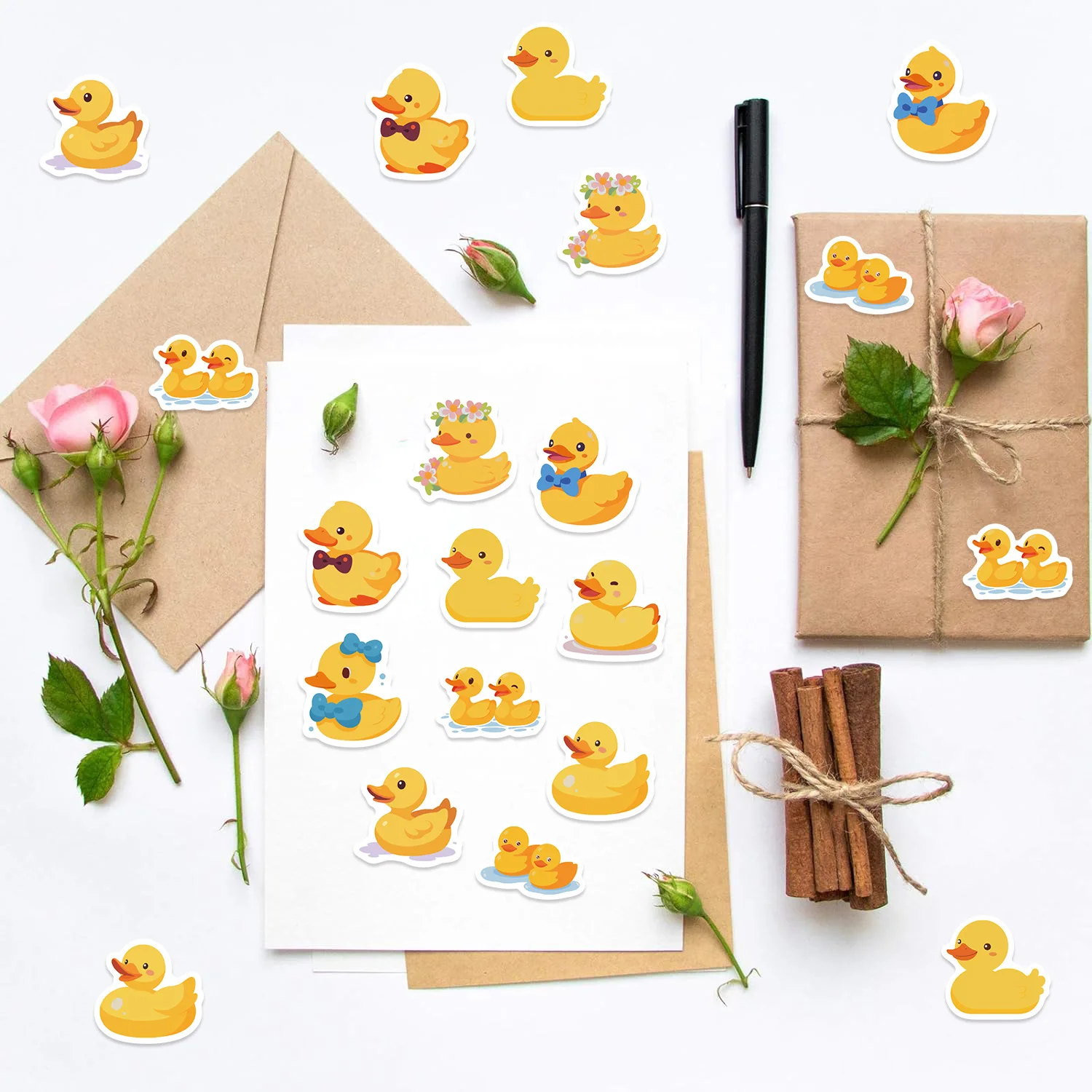 500pcs/Roll Cartoon Yellow Duc - Kids Toys Yellow review and price