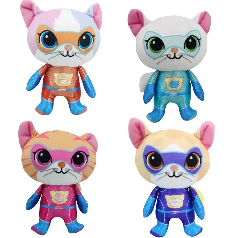 4pcs Super Kitties Team Anime  - Kids Toys Yellow review and price