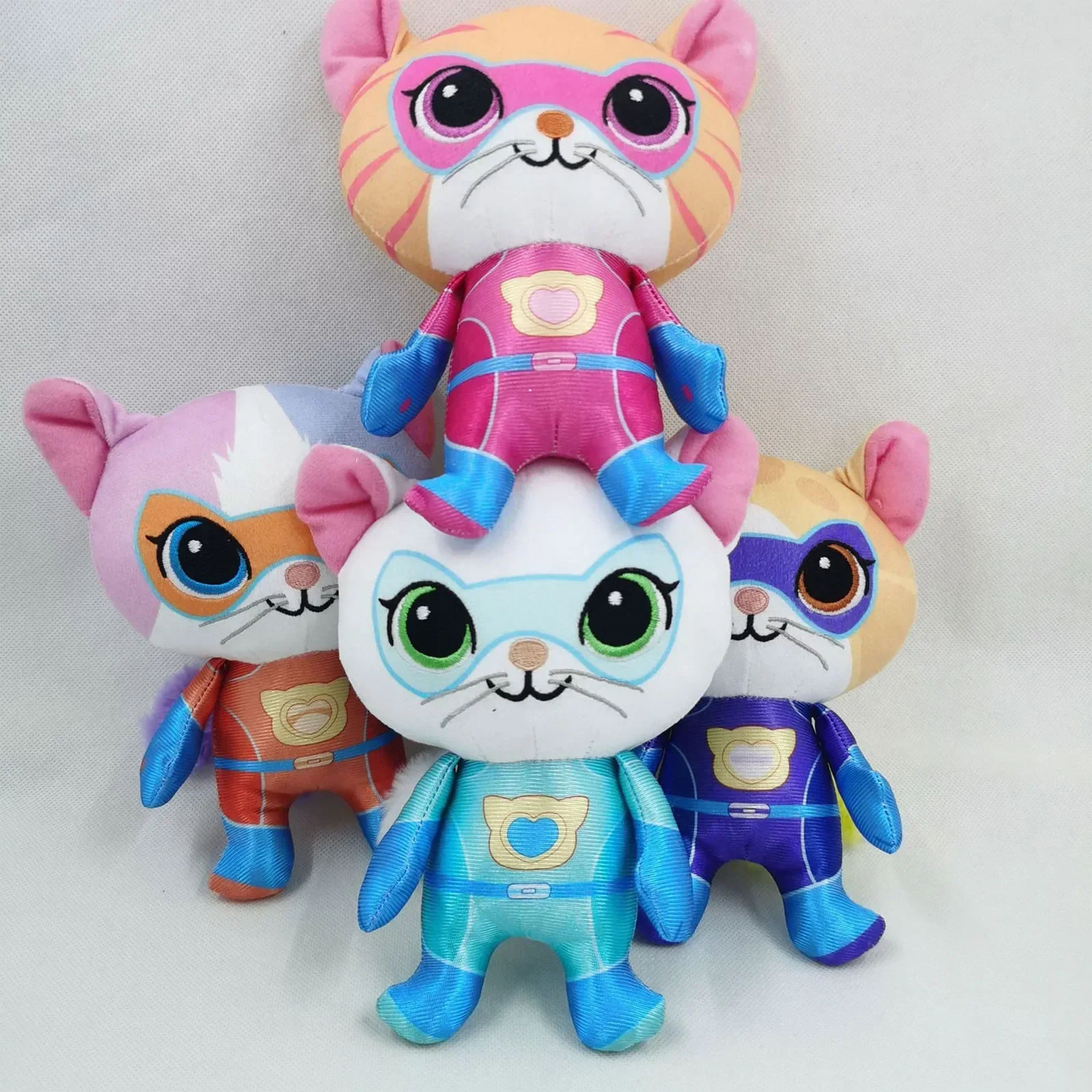 4pcs Super Kitties Team Anime  - Kids Toys Yellow review and price