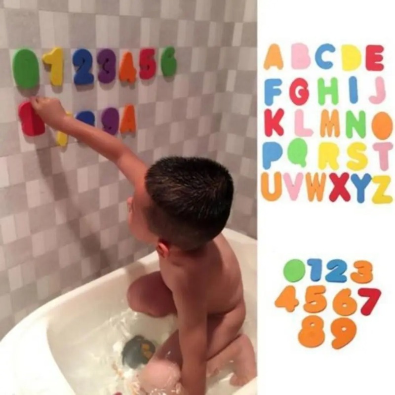 Floating Bath Toys for 1-3 Yea - Bath Letter Number Foam review and price