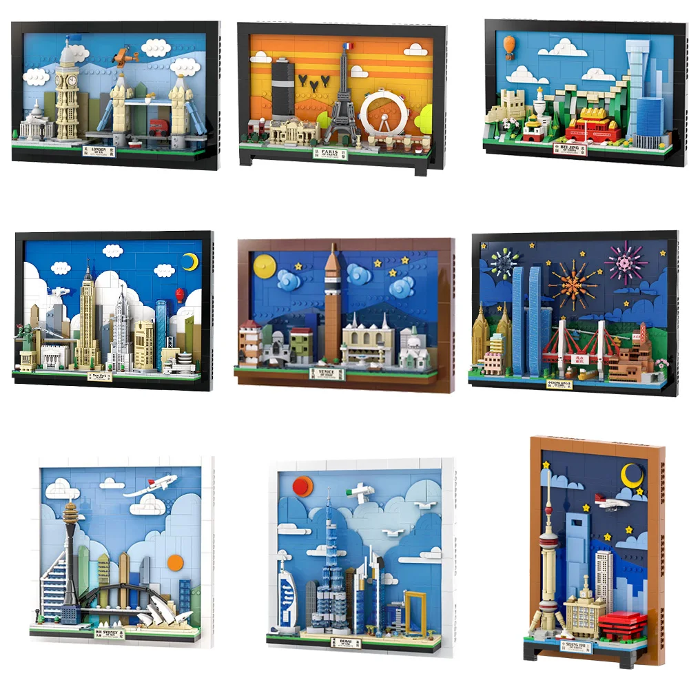 City View Building Blocks Post - Kids Toys Paris review and price
