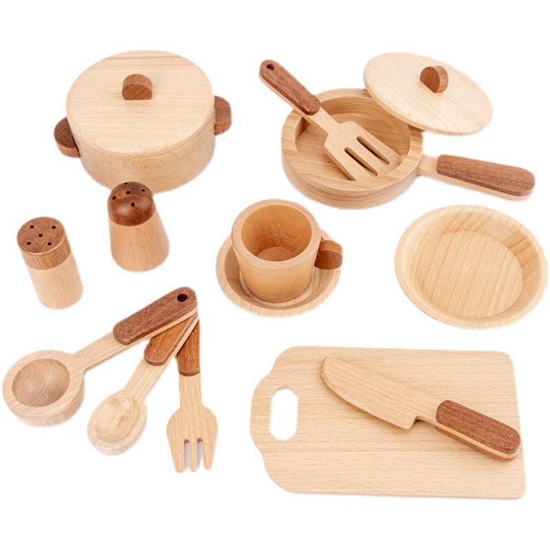 Maoduo Toys Beech Wooden Kids  - Play Kitchen Set review and price