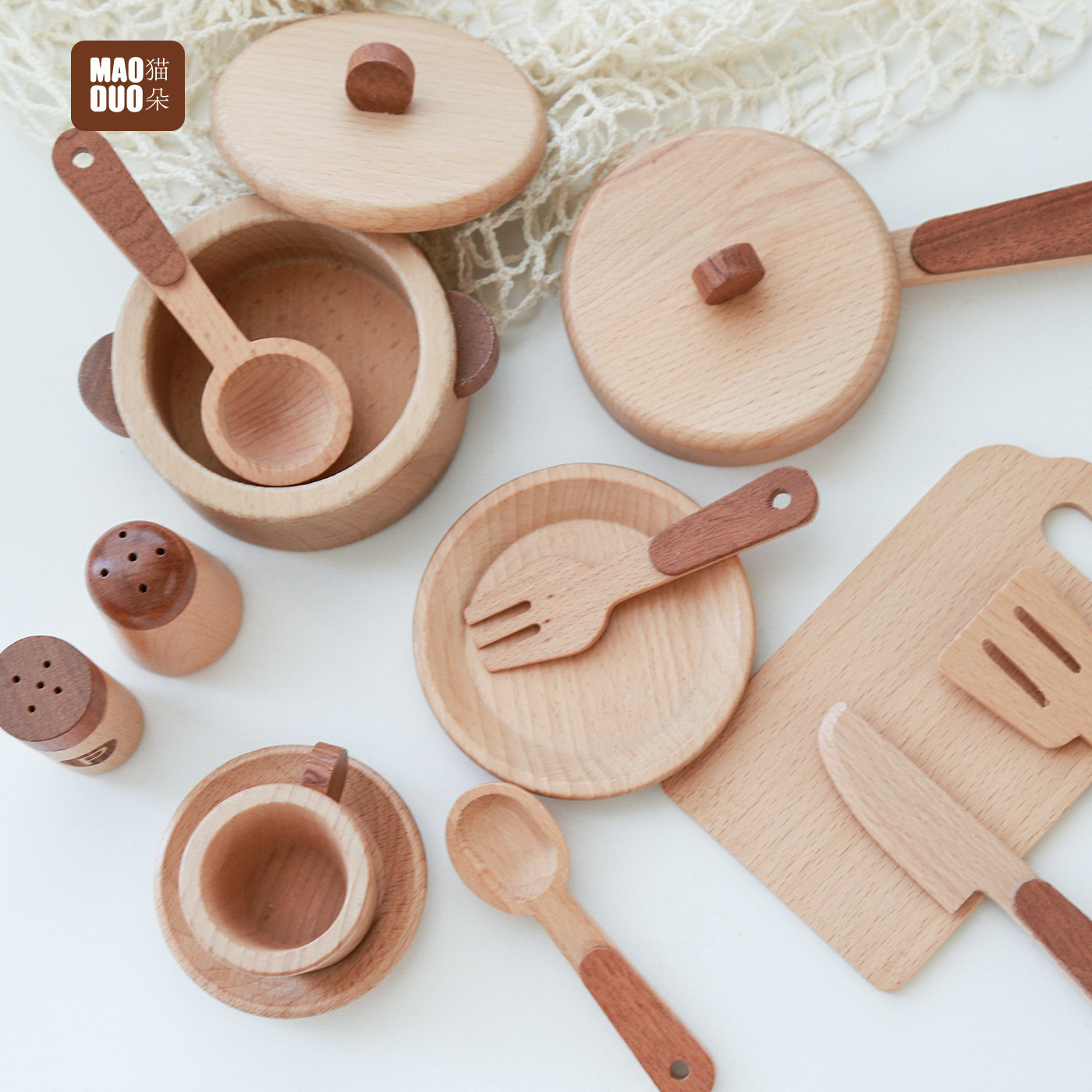Maoduo Toys Beech Wooden Kids  - Play Kitchen Set review and price