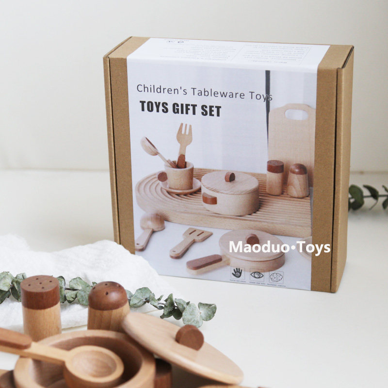 Maoduo Toys Beech Wooden Kids  - Play Kitchen Set review and price