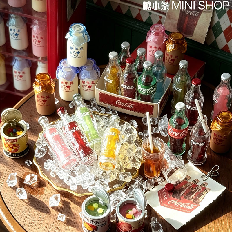 Mini Cola Milk Bottle Set 6 Co - Play Kitchen Set review and price