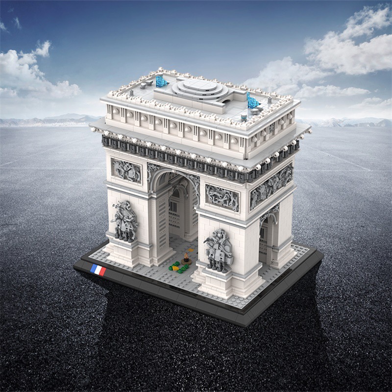 4445PCS Arc de Triomphe Model  - Kids Toys Paris review and price