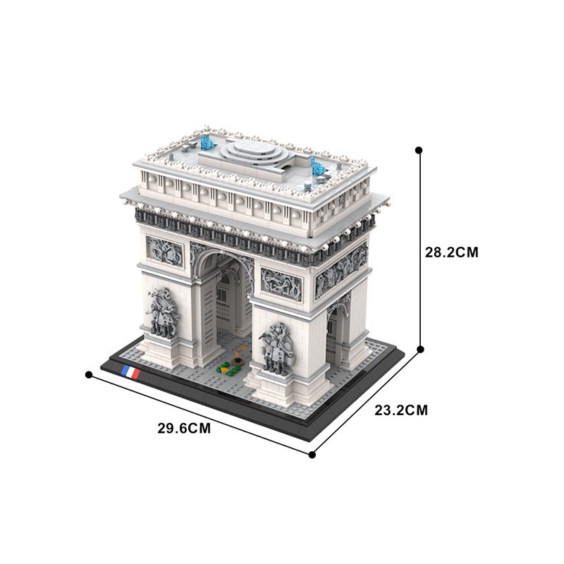 4445PCS Arc de Triomphe Model  - Kids Toys Paris review and price