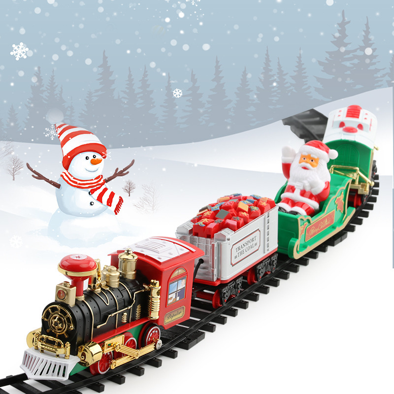 Electric Christmas Train Set M - Kids Toys Xmas review and price