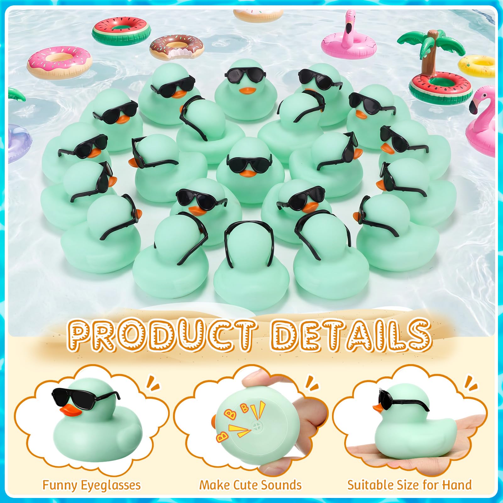 10-100PCS Green Mini Rubber Du - Rubber Duck Bath review and price