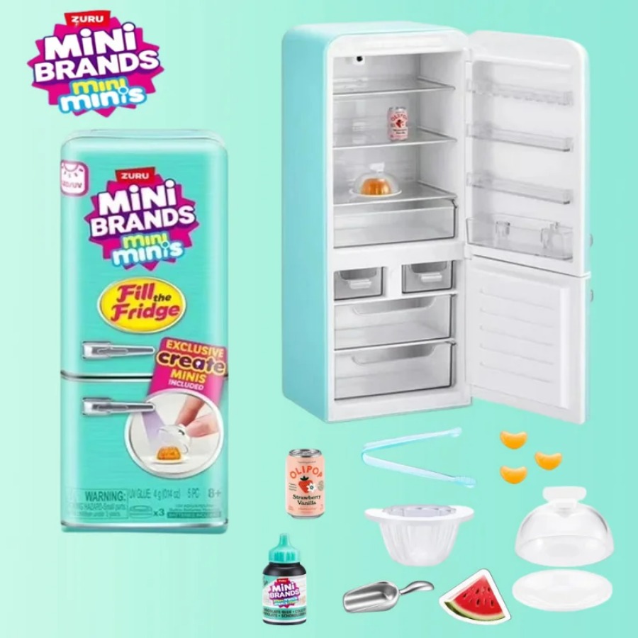 ZURU 5 Surprise Mini Fridge Ba - Play Kitchen Set review and price