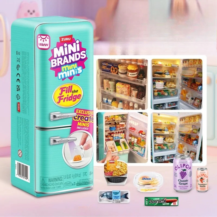 ZURU 5 Surprise Mini Fridge Ba - Play Kitchen Set review and price